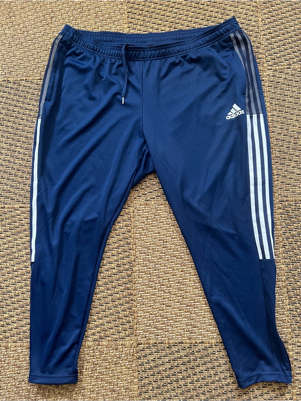 Adidas Women’s 3X Navy AEROREADY Track Pants